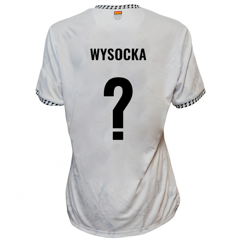 Danxen Pánské Amanda Wysocka #0 Bílá Černá Daleko Hráčské Dresy 2025/26 Dres