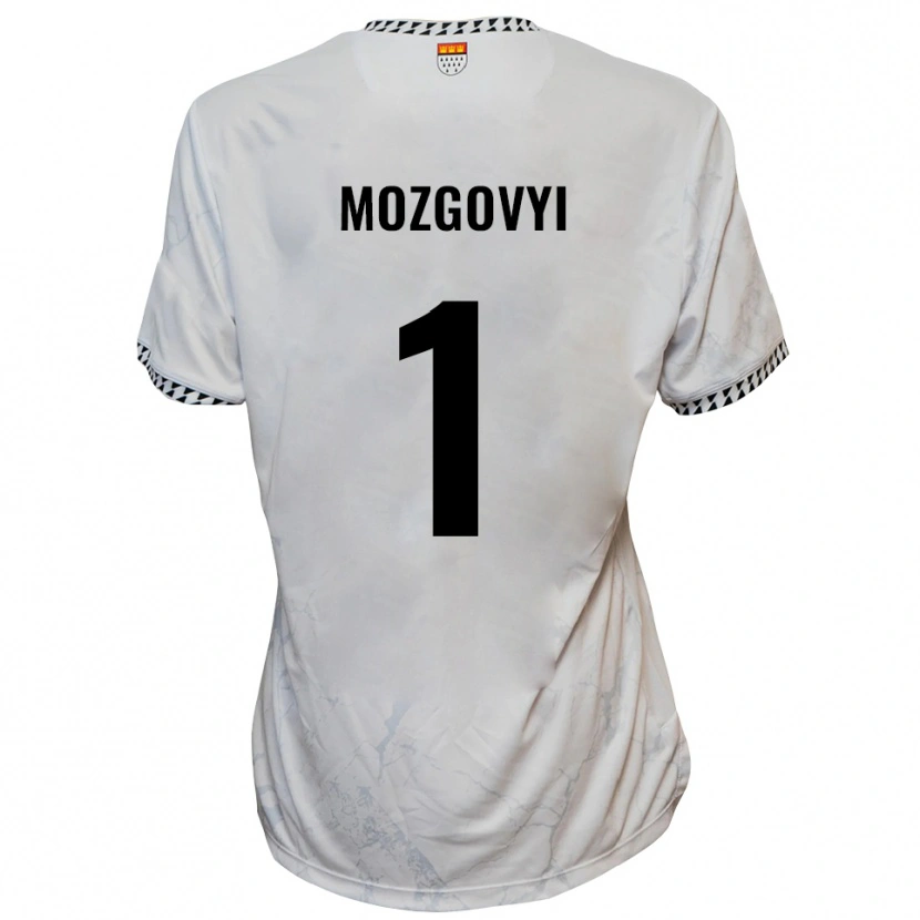 Danxen Pánské Arseniy Mozgovyi #1 Bílá Černá Daleko Hráčské Dresy 2025/26 Dres