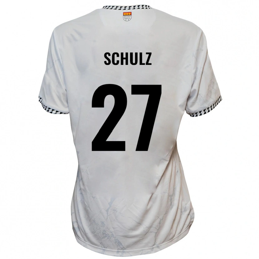 Danxen Pánské Arne Schulz #27 Bílá Černá Daleko Hráčské Dresy 2025/26 Dres
