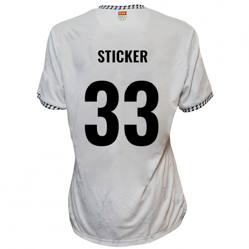 Danxen Pánské Jonah Sticker #33 Bílá Černá Daleko Hráčské Dresy 2025/26 Dres