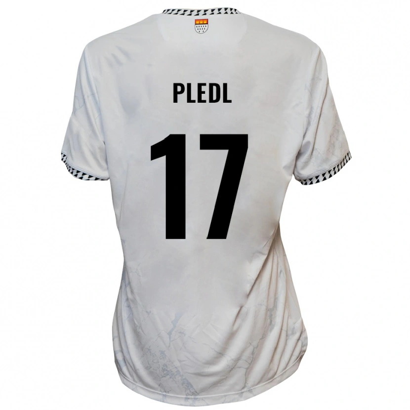 Danxen Pánské Marco Pledl #17 Bílá Černá Daleko Hráčské Dresy 2025/26 Dres