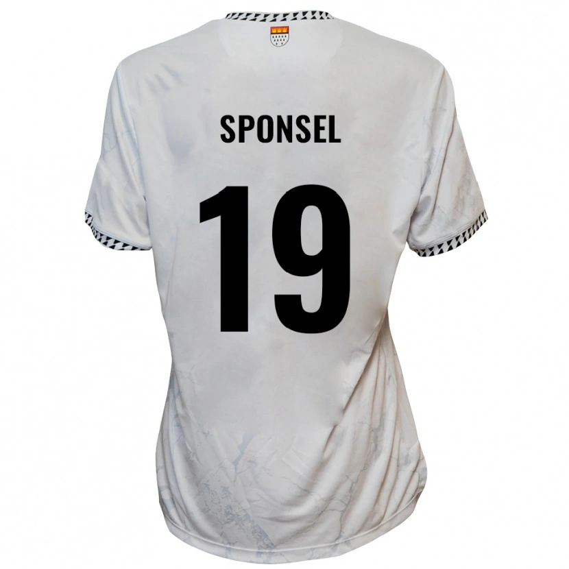 Danxen Pánské Meiko Sponsel #19 Bílá Černá Daleko Hráčské Dresy 2025/26 Dres