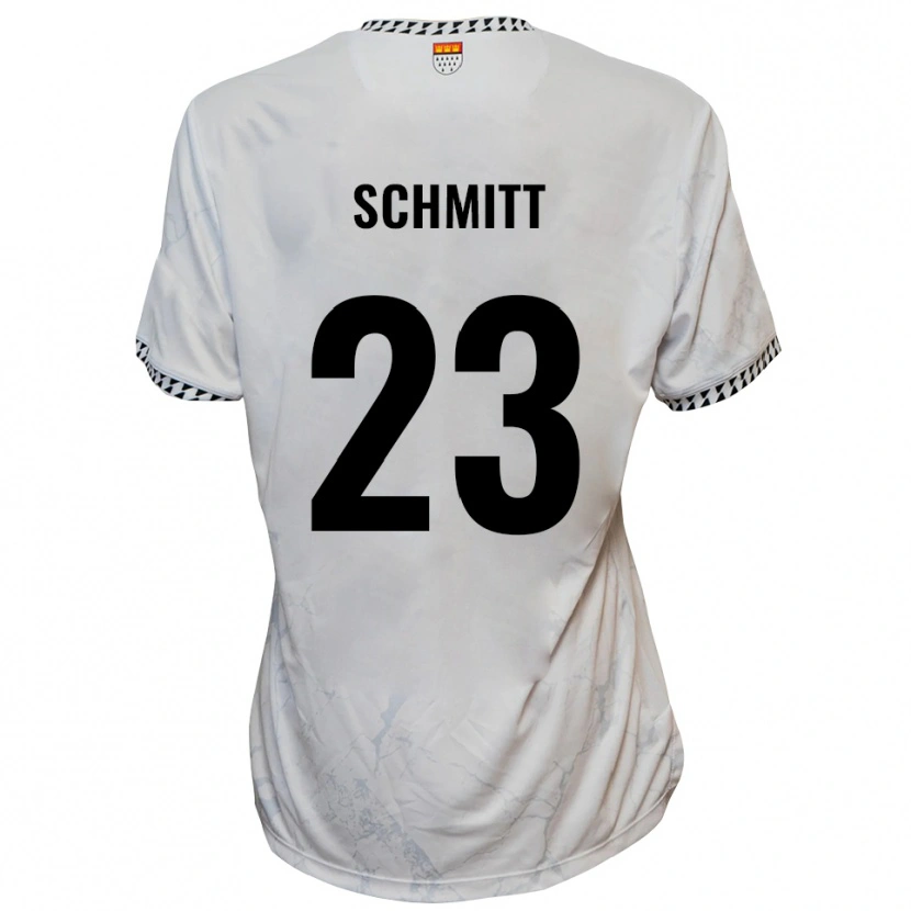 Danxen Pánské Bruno Schmitt #23 Bílá Černá Daleko Hráčské Dresy 2025/26 Dres