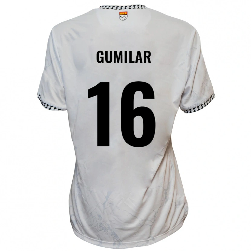 Danxen Pánské Jonas Gumilar #16 Bílá Černá Daleko Hráčské Dresy 2025/26 Dres