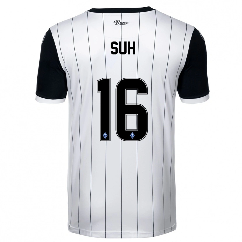 Danxen Pánské Louis Suh #16 Bílá Černá Daleko Hráčské Dresy 2025/26 Dres