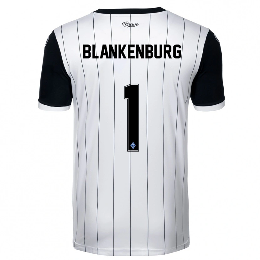 Danxen Pánské Luca Blankenburg #1 Bílá Černá Daleko Hráčské Dresy 2025/26 Dres