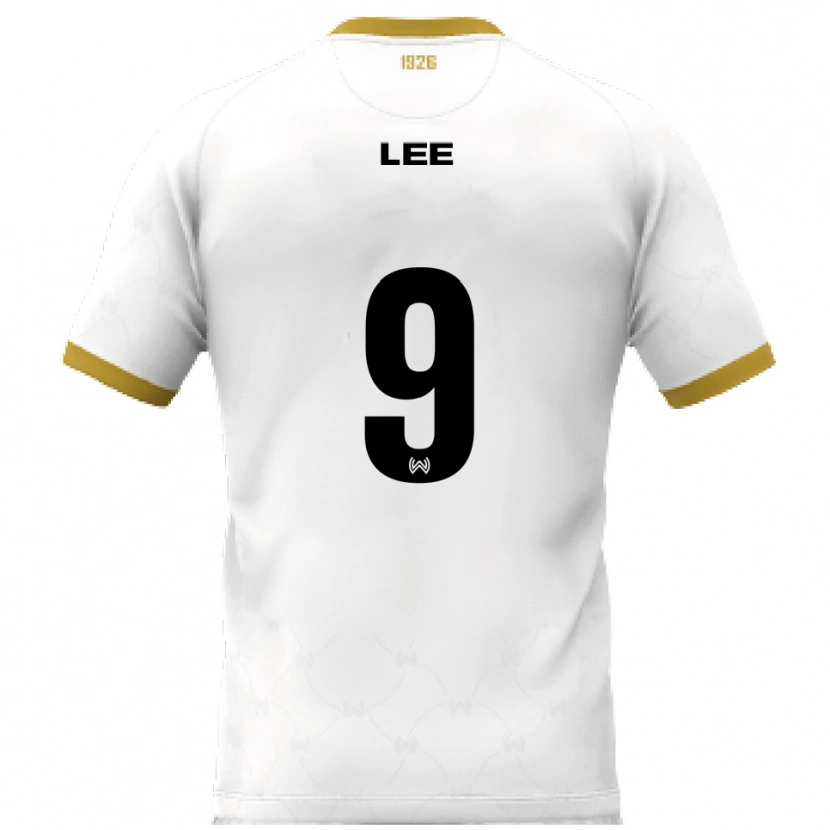 Danxen Pánské Seong-Hyun Lee #9 Bílá Zlatá Daleko Hráčské Dresy 2025/26 Dres