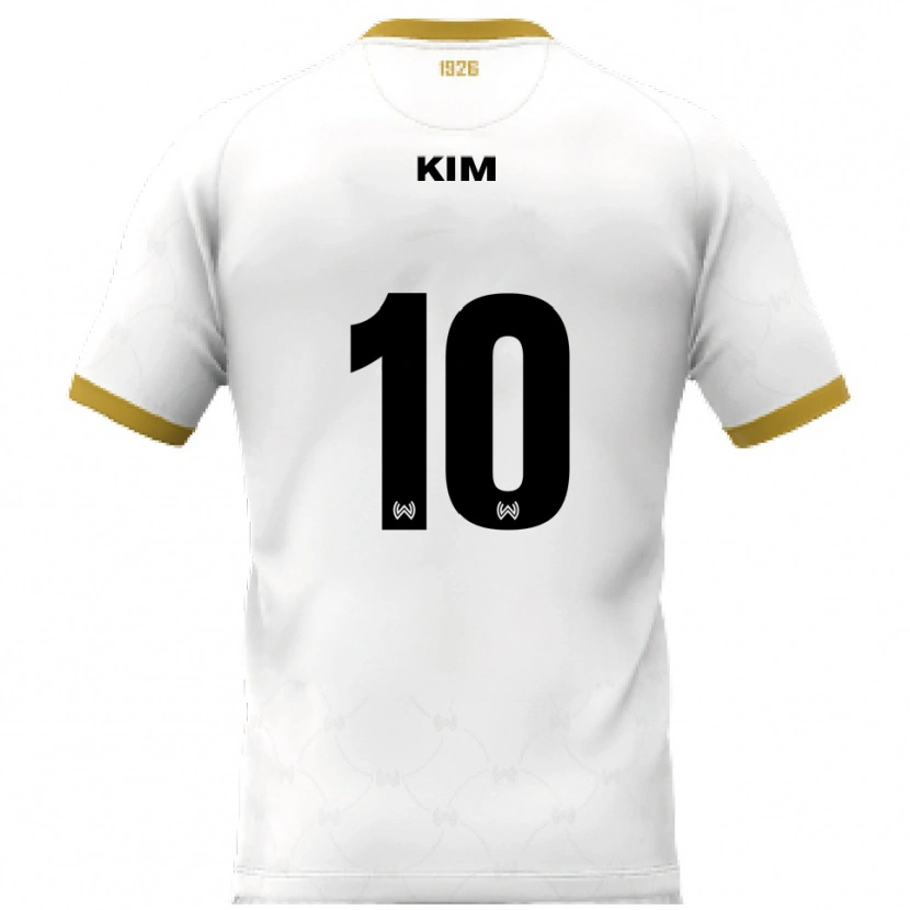Danxen Pánské Sun-Kil Kim #10 Bílá Zlatá Daleko Hráčské Dresy 2025/26 Dres