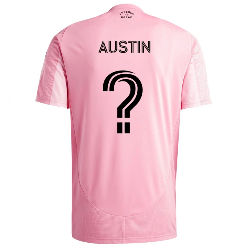 Danxen Dětské Tyler Austin #0 Černá Růžová Domů Hráčské Dresy 2025/26 Dres