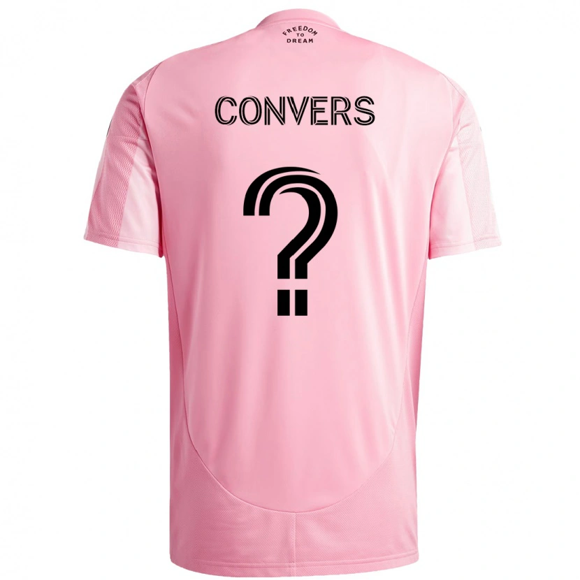 Danxen Dětské Joseph Convers #0 Černá Růžová Domů Hráčské Dresy 2025/26 Dres