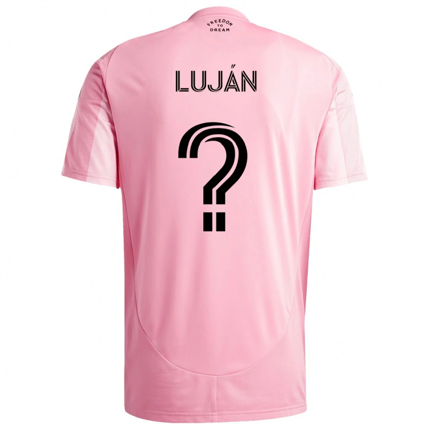 Danxen Dětské Gonzalo Luján #0 Černá Růžová Domů Hráčské Dresy 2025/26 Dres
