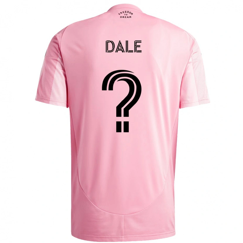 Danxen Dětské Connor Dale #0 Černá Růžová Domů Hráčské Dresy 2025/26 Dres