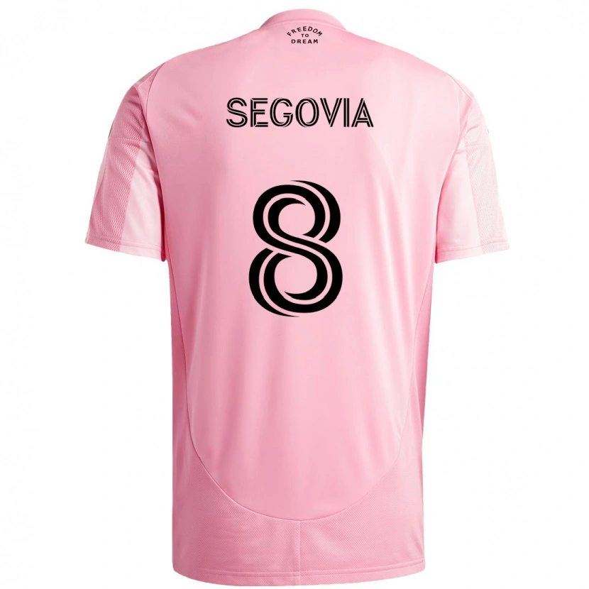 Danxen Dětské Telasco Segovia #8 Černá Růžová Domů Hráčské Dresy 2025/26 Dres