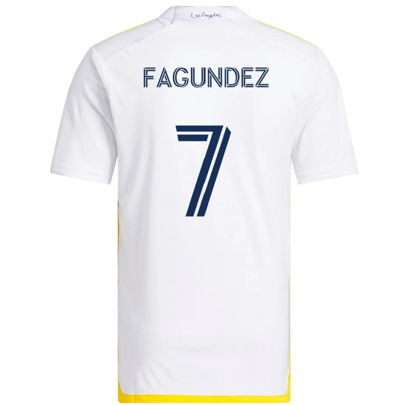 Danxen Dětské Diego Fagúndez #7 Fialová Modrá Domů Hráčské Dresy 2025/26 Dres