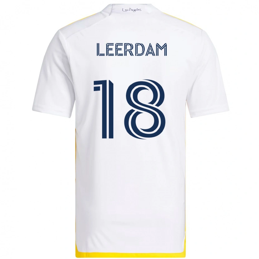 Danxen Dětské Kelvin Leerdam #18 Fialová Modrá Domů Hráčské Dresy 2025/26 Dres