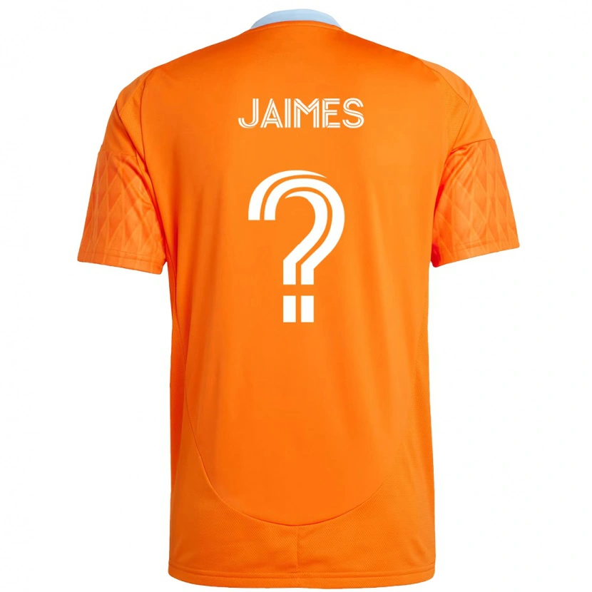 Danxen Dětské Angel Jaimes #0 Fialová Oranžová Domů Hráčské Dresy 2025/26 Dres
