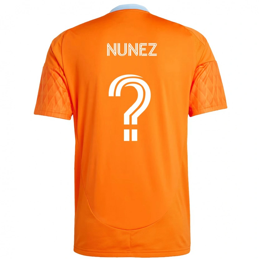 Danxen Dětské José Núñez #0 Fialová Oranžová Domů Hráčské Dresy 2025/26 Dres