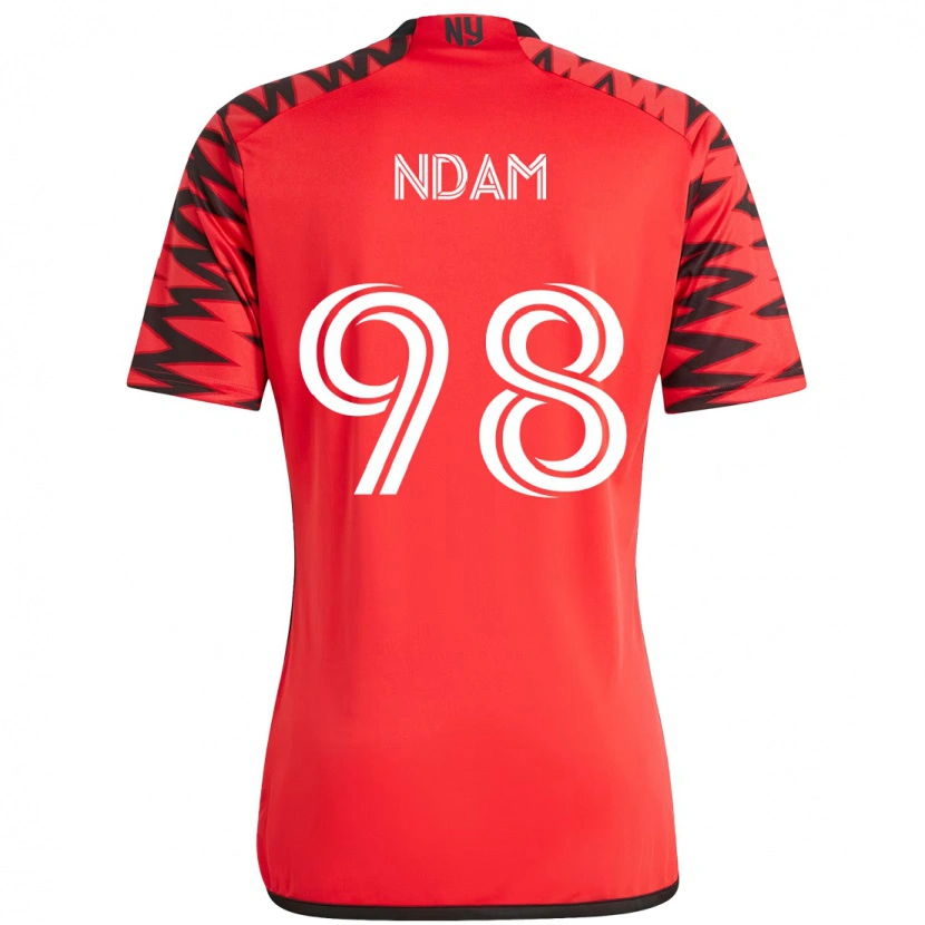 Danxen Dětské Hassan Ndam #98 Béžová Černá Domů Hráčské Dresy 2025/26 Dres