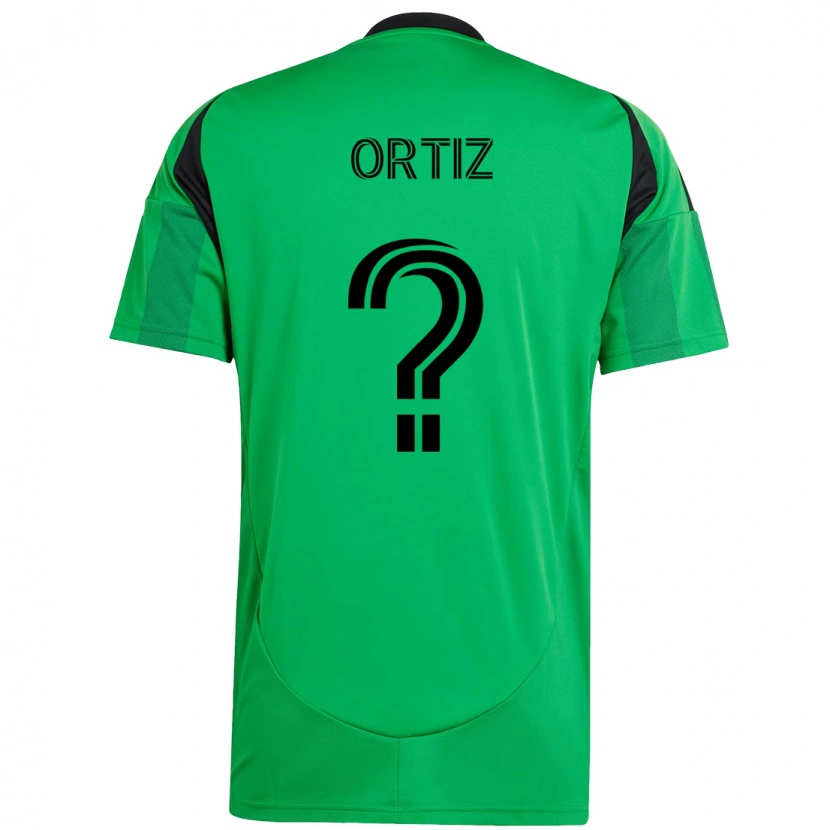 Danxen Dětské Viggo Ortiz #0 Bílá Zelená Domů Hráčské Dresy 2025/26 Dres
