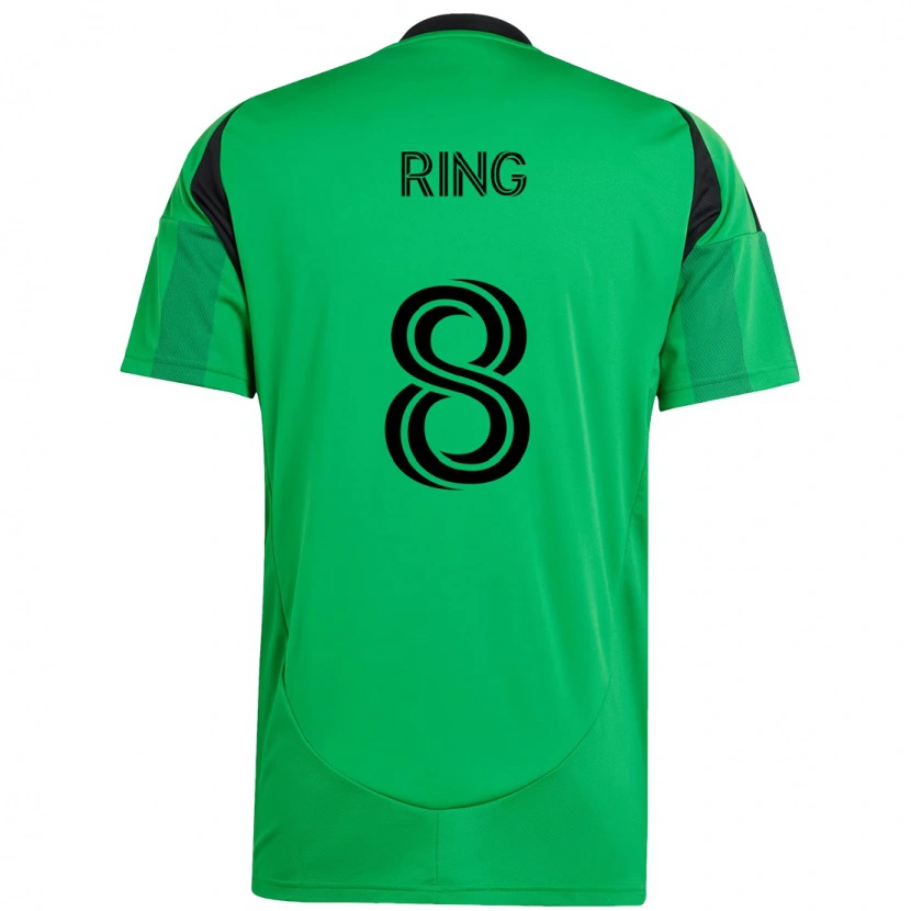 Danxen Dětské Alexander Ring #8 Zelená Černá Domů Hráčské Dresy 2025/26 Dres