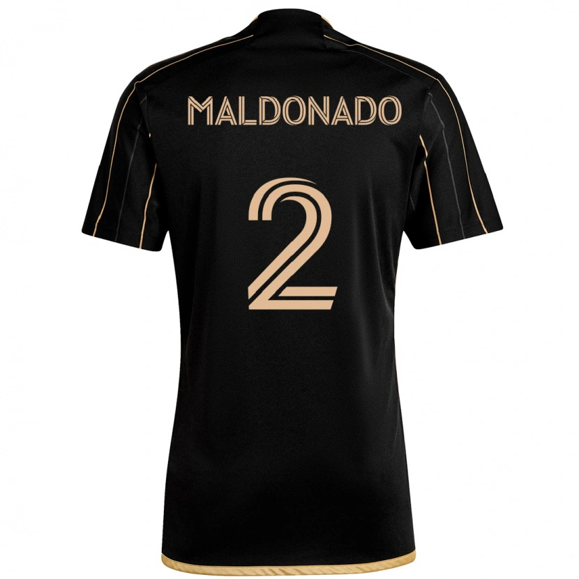 Danxen Dětské Denil Maldonado #2 Bílá Hnědá Domů Hráčské Dresy 2025/26 Dres