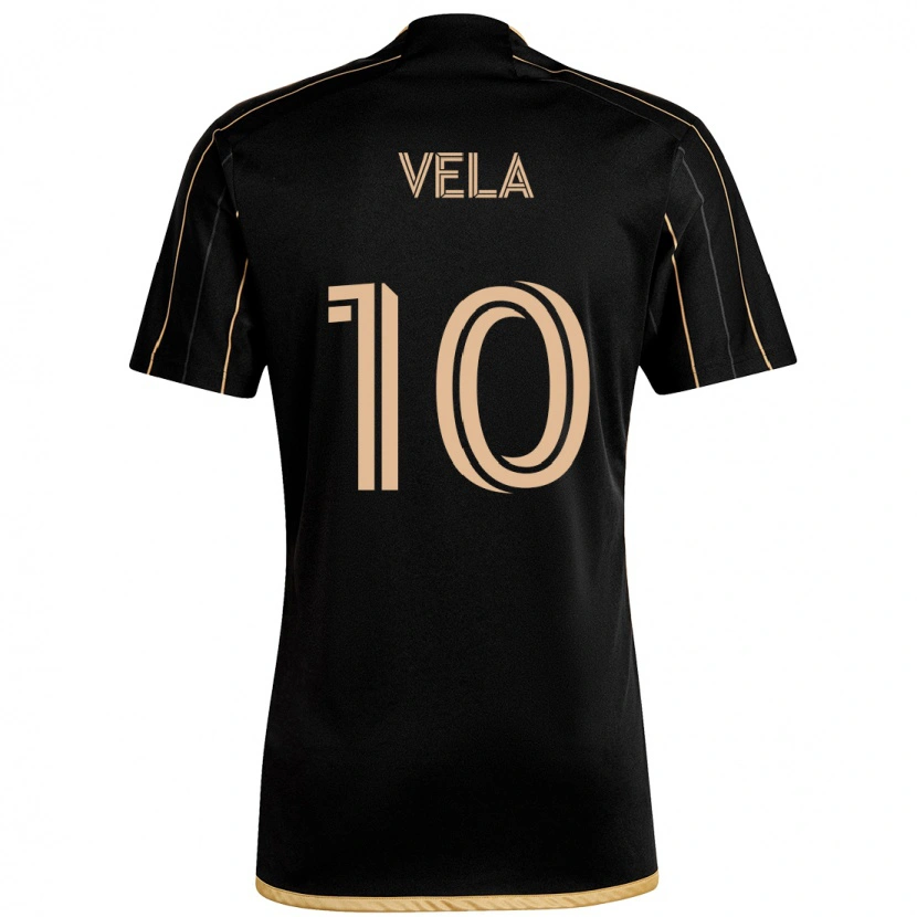 Danxen Dětské Carlos Vela #10 Bílá Hnědá Domů Hráčské Dresy 2025/26 Dres