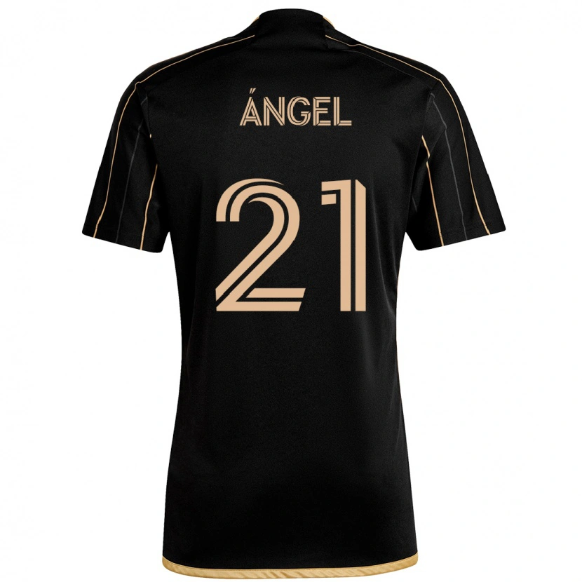 Danxen Dětské Tomás Ángel #21 Bílá Hnědá Domů Hráčské Dresy 2025/26 Dres