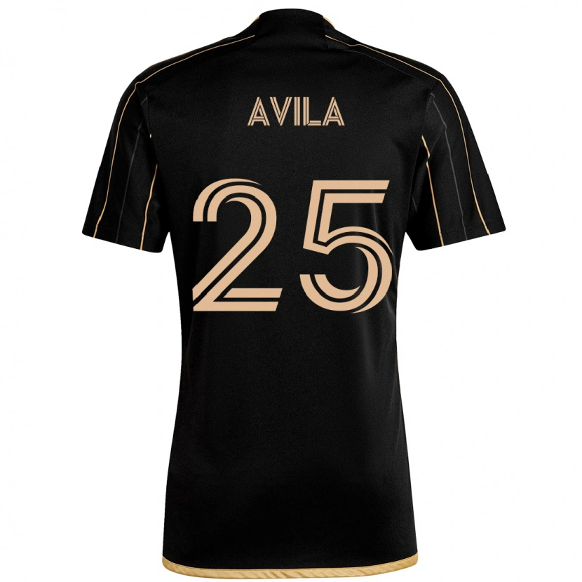 Danxen Dětské Armando Avila #25 Bílá Hnědá Domů Hráčské Dresy 2025/26 Dres