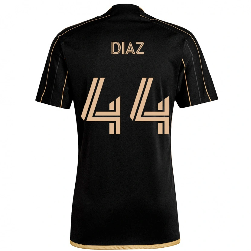 Danxen Dětské Christian Díaz #44 Bílá Hnědá Domů Hráčské Dresy 2025/26 Dres