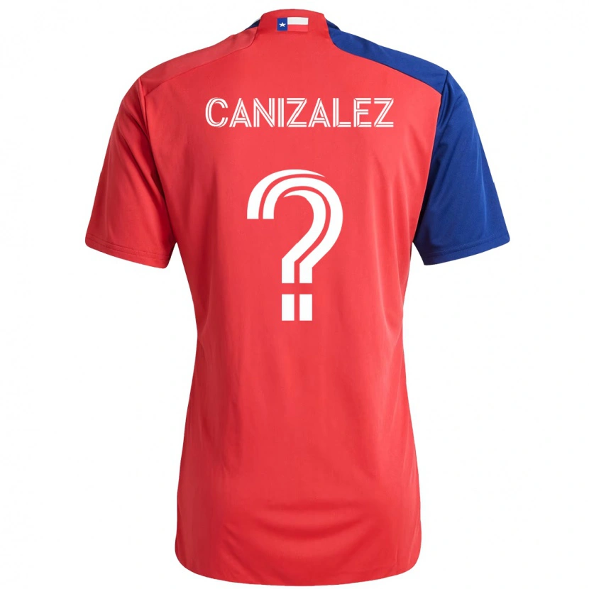 Danxen Dětské Henry Canizalez #0 Světle Modrá Červená Domů Hráčské Dresy 2025/26 Dres