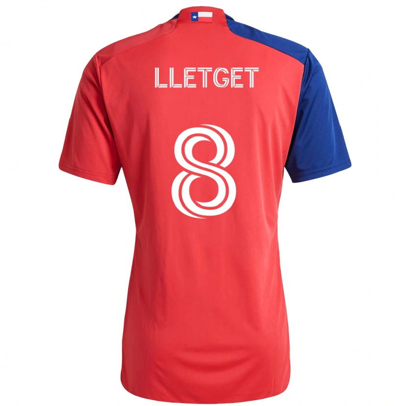 Danxen Dětské Sebastian Lletget #8 Světle Modrá Červená Domů Hráčské Dresy 2025/26 Dres