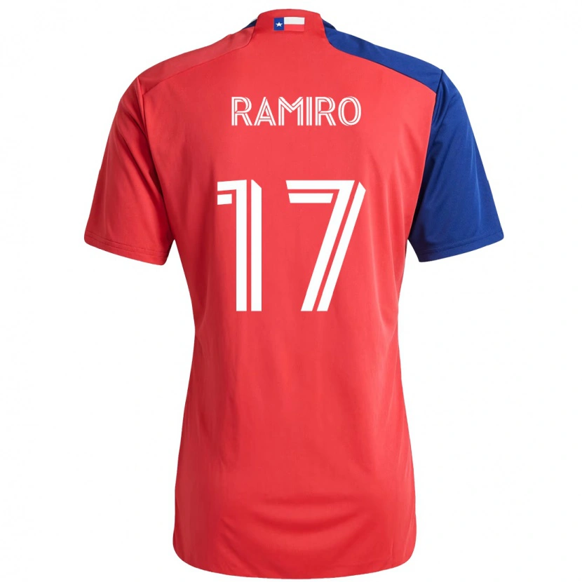 Danxen Dětské Ramiro #17 Světle Modrá Červená Domů Hráčské Dresy 2025/26 Dres