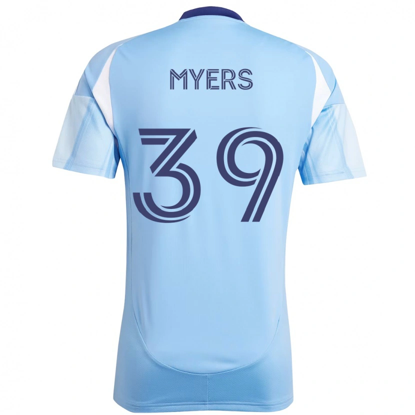 Danxen Dětské Md Myers #39 Černá Modrá Oranžová Domů Hráčské Dresy 2025/26 Dres