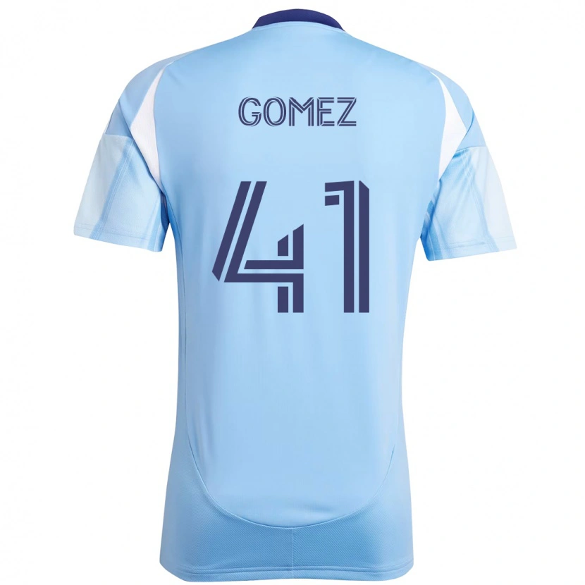 Danxen Dětské Julián Gómez #41 Černá Modrá Oranžová Domů Hráčské Dresy 2025/26 Dres