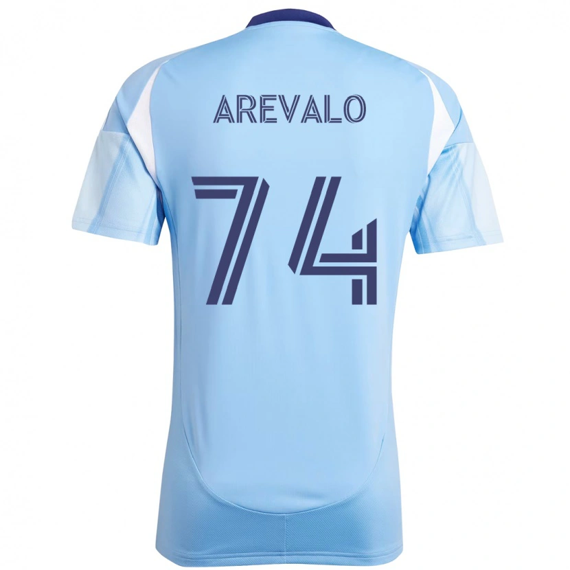 Danxen Dětské Ronny Arévalo #74 Černá Modrá Oranžová Domů Hráčské Dresy 2025/26 Dres
