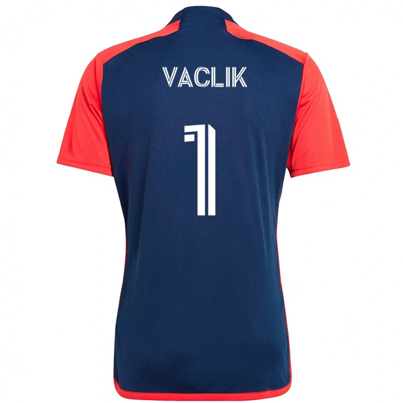 Danxen Dětské Tomas Vaclik #1 Bílá Modrá Domů Hráčské Dresy 2025/26 Dres