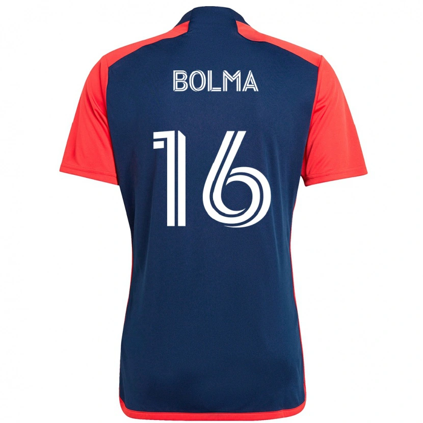 Danxen Dětské Josh Bolma #16 Bílá Modrá Domů Hráčské Dresy 2025/26 Dres