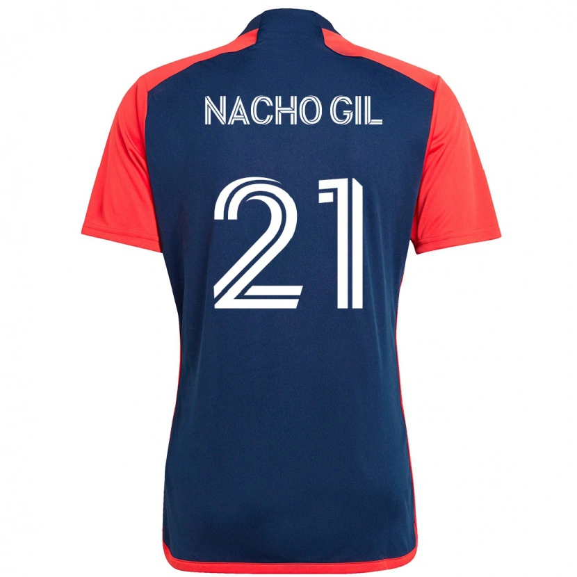 Danxen Dětské Nacho Gil #21 Bílá Modrá Domů Hráčské Dresy 2025/26 Dres