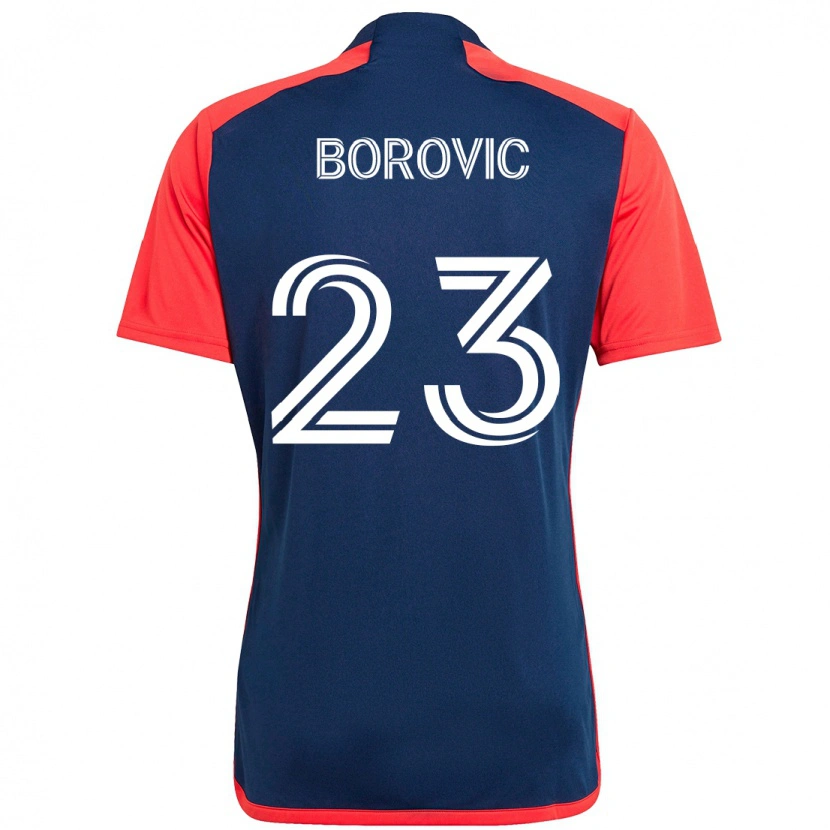 Danxen Dětské Luka Borovic #23 Bílá Modrá Domů Hráčské Dresy 2025/26 Dres