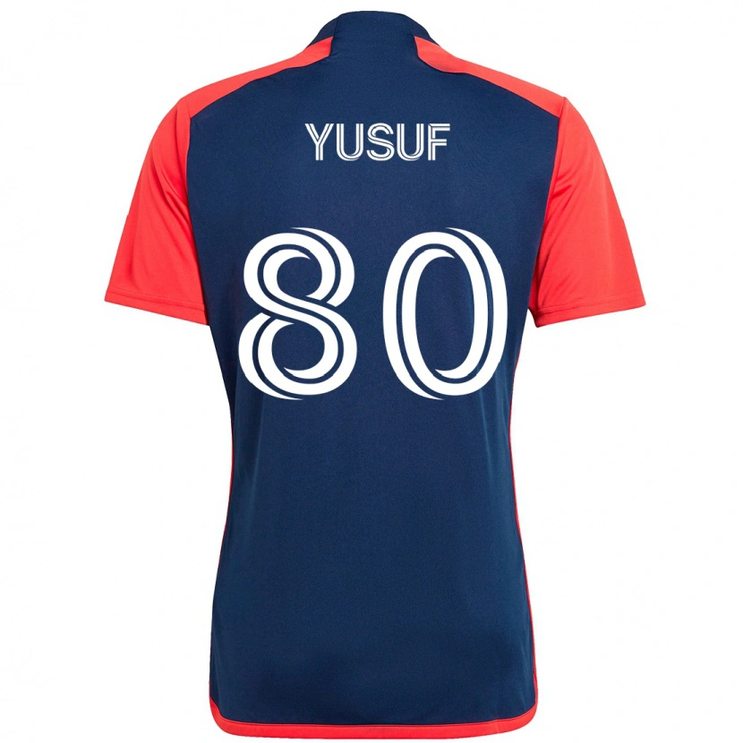 Danxen Dětské Alhassan Yusuf #80 Modrá Červená Domů Hráčské Dresy 2025/26 Dres