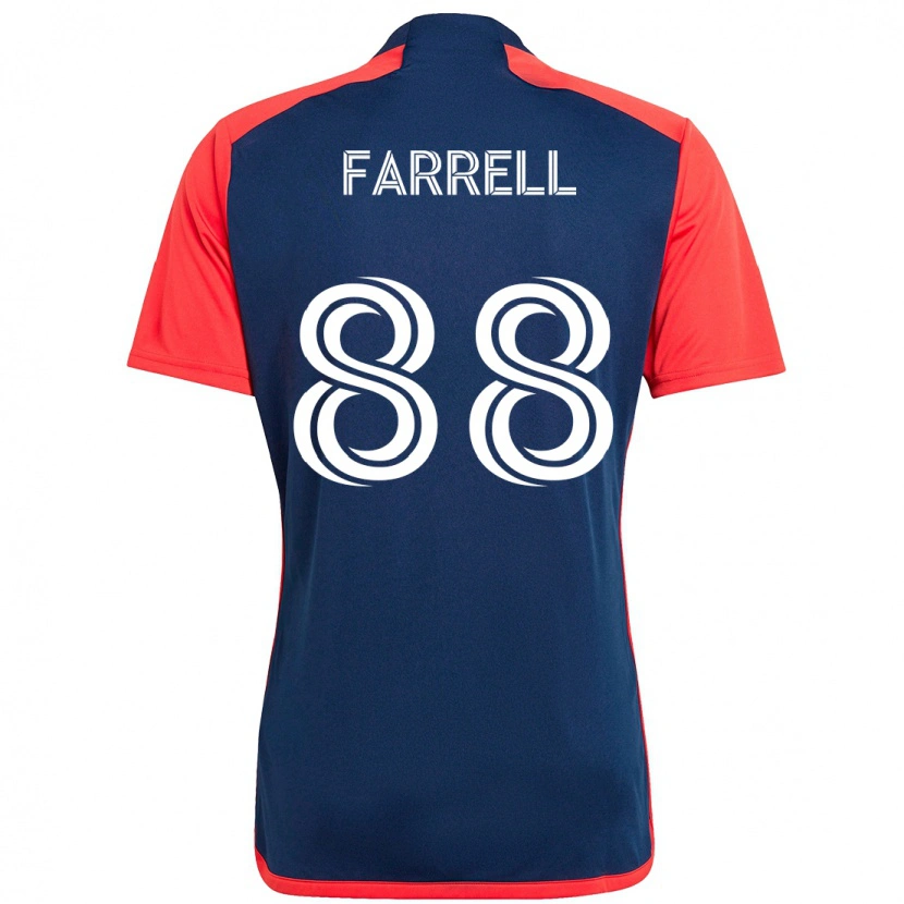 Danxen Dětské Andrew Farrell #88 Bílá Modrá Domů Hráčské Dresy 2025/26 Dres