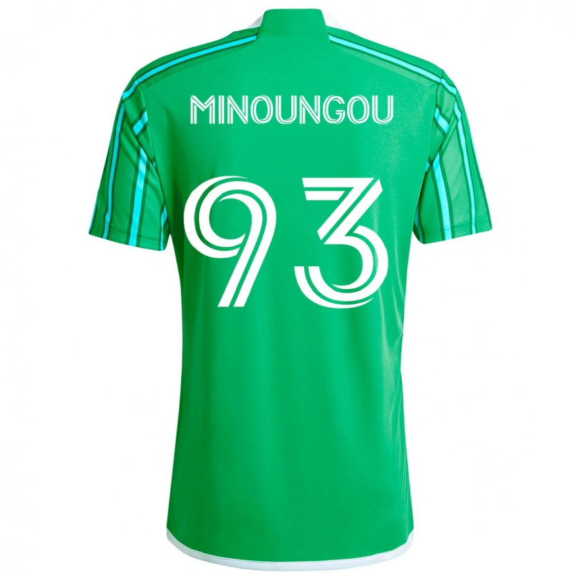 Danxen Dětské Georgi Minoungou #93 Světle Modrá Domů Hráčské Dresy 2025/26 Dres