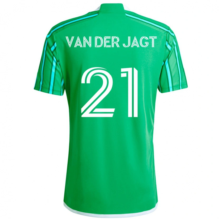 Danxen Dětské Olivia Van Der Jagt #21 Světle Modrá Domů Hráčské Dresy 2025/26 Dres