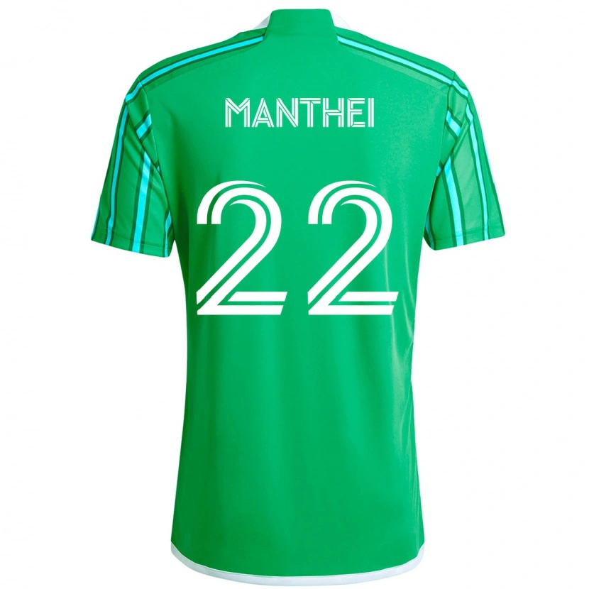 Danxen Dětské Leahi Manthei #22 Světle Modrá Domů Hráčské Dresy 2025/26 Dres