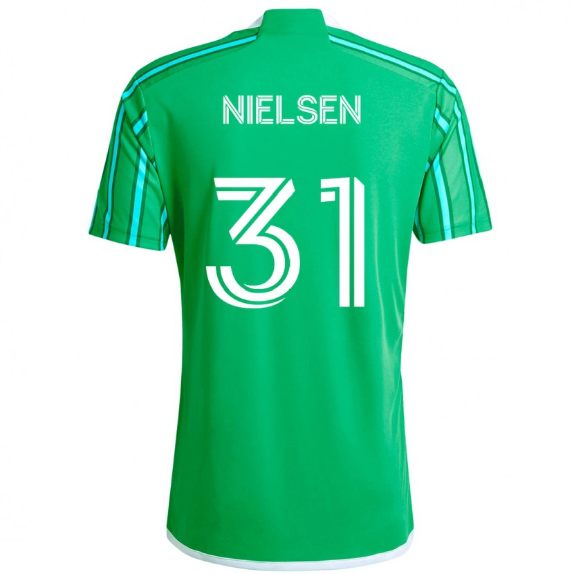 Danxen Dětské Madeline Nielsen #31 Světle Modrá Domů Hráčské Dresy 2025/26 Dres