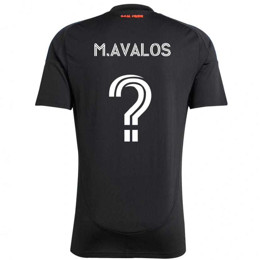 Danxen Dětské Marcelo Avalos #0 Bílá Červená Domů Hráčské Dresy 2025/26 Dres