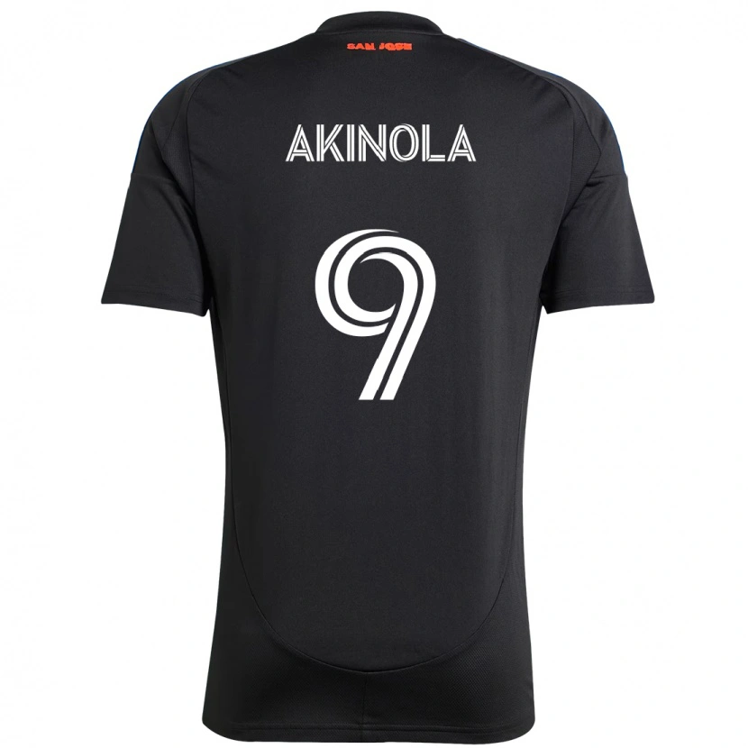 Danxen Dětské Ayo Akinola #9 Bílá Červená Domů Hráčské Dresy 2025/26 Dres