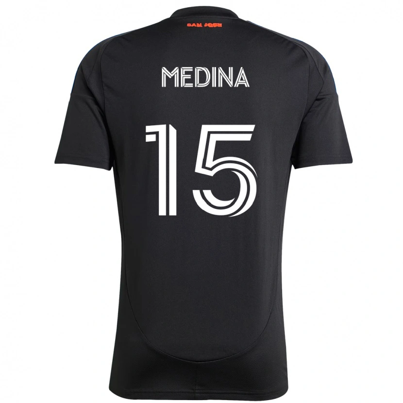 Danxen Dětské Cruz Medina #15 Bílá Červená Domů Hráčské Dresy 2025/26 Dres