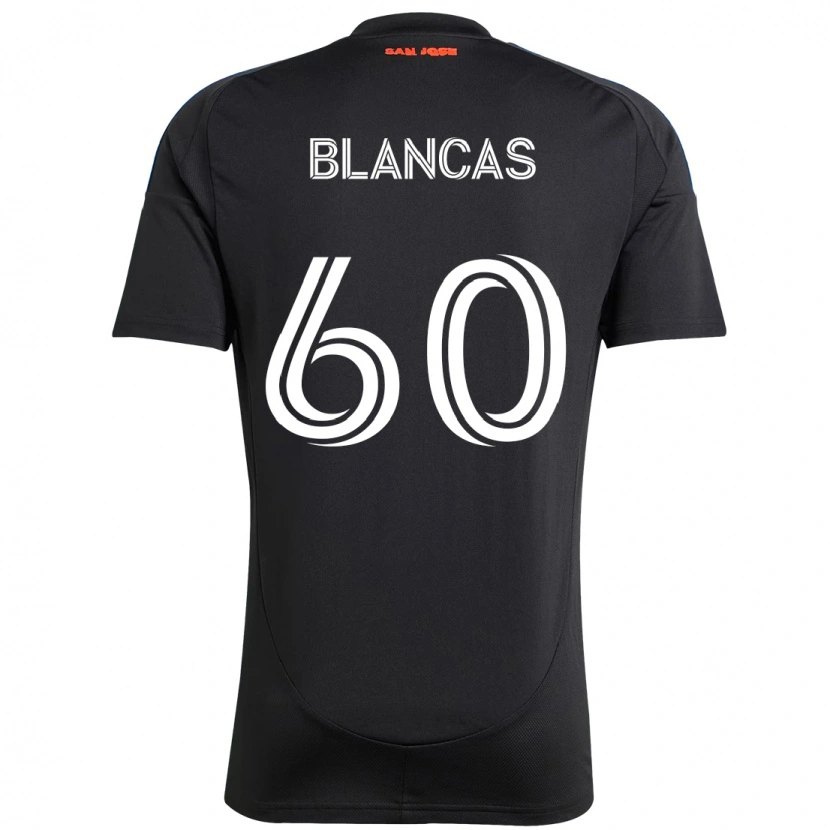 Danxen Dětské Eduardo Blancas #60 Bílá Červená Domů Hráčské Dresy 2025/26 Dres