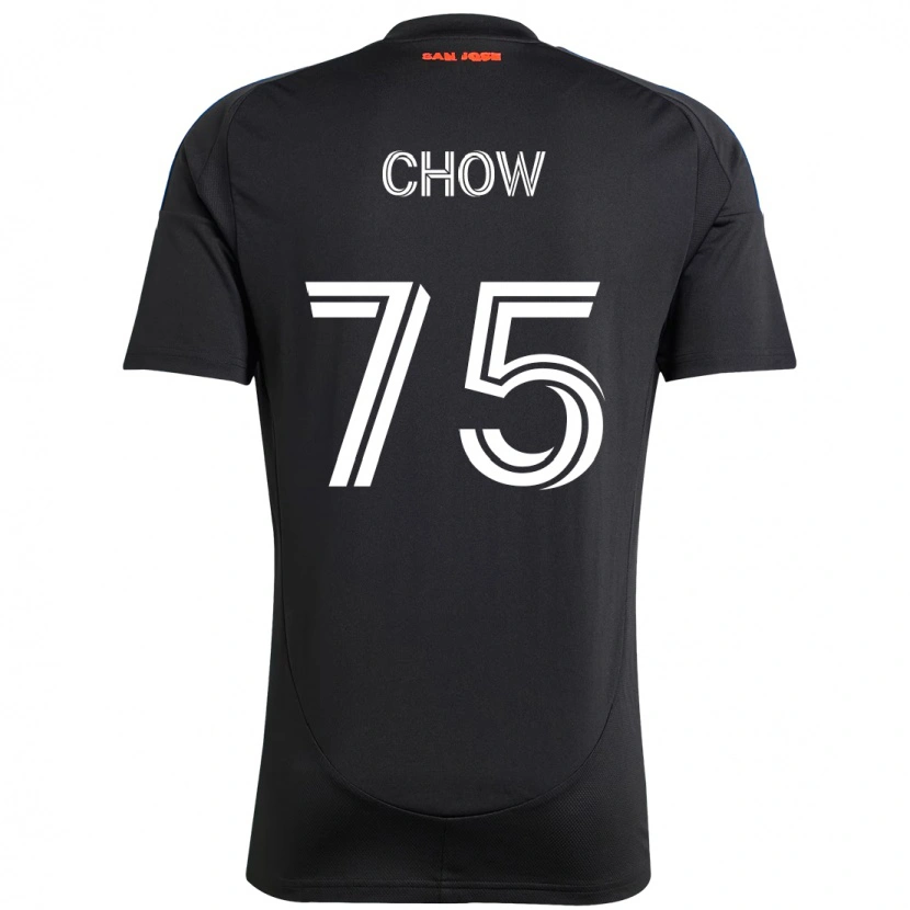 Danxen Dětské Alex Chow #75 Bílá Červená Domů Hráčské Dresy 2025/26 Dres
